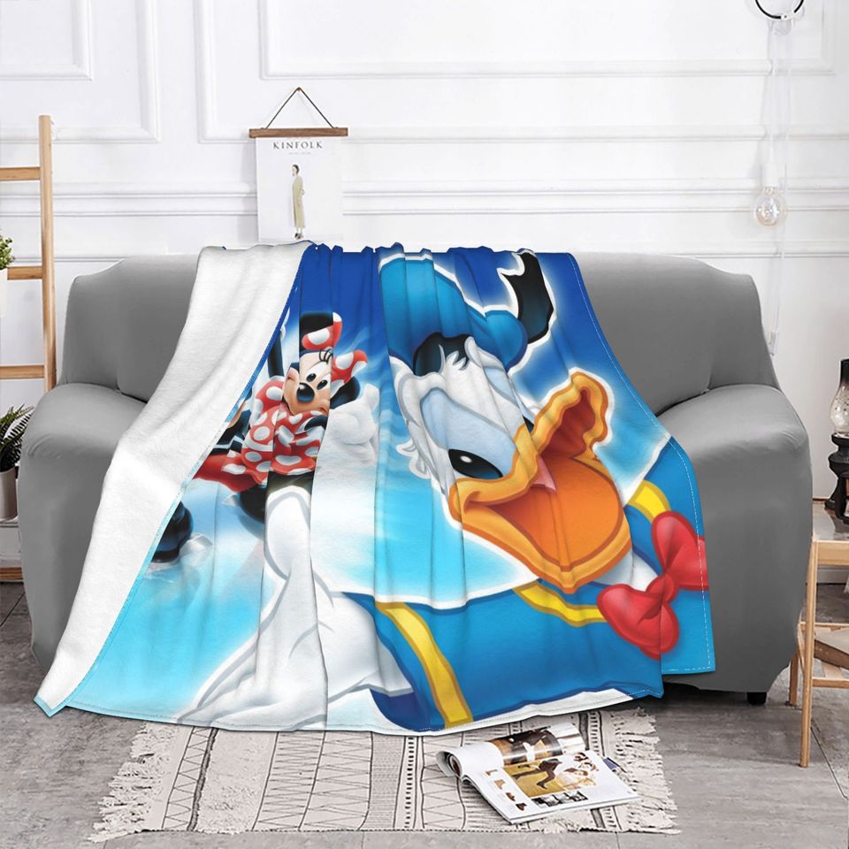 Custom Name Blanket Disney Mickey Mouse Tapestry Personalized Blankets Birthday Gift Customized