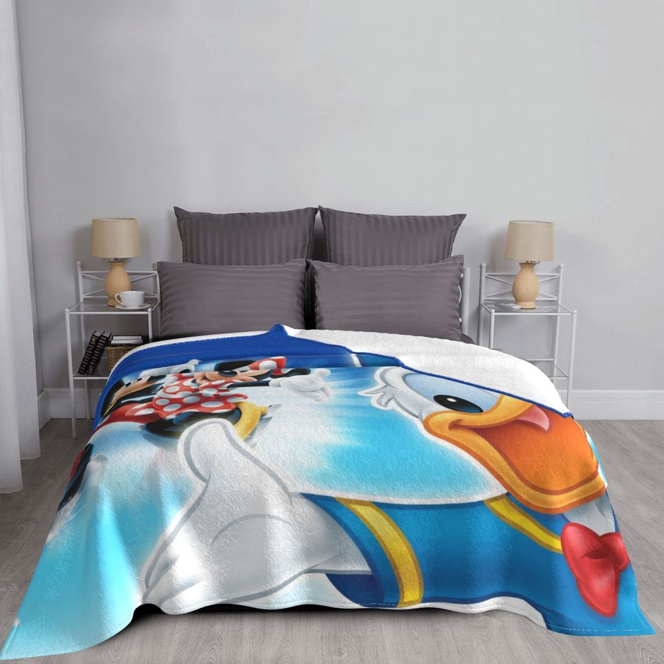 Custom Name Blanket Disney Mickey Mouse Tapestry Personalized Blankets Birthday Gift Customized