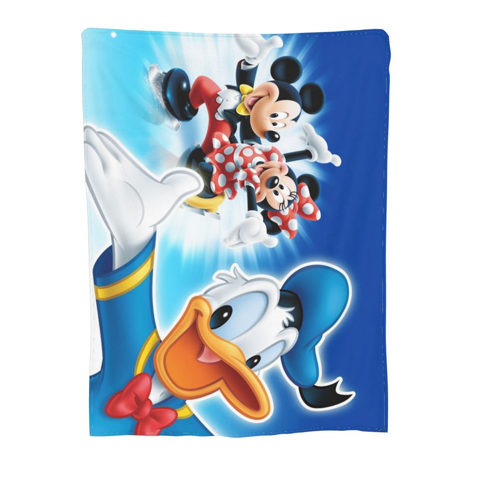 Custom Name Blanket Disney Mickey Mouse Tapestry Personalized Blankets Birthday Gift Customized