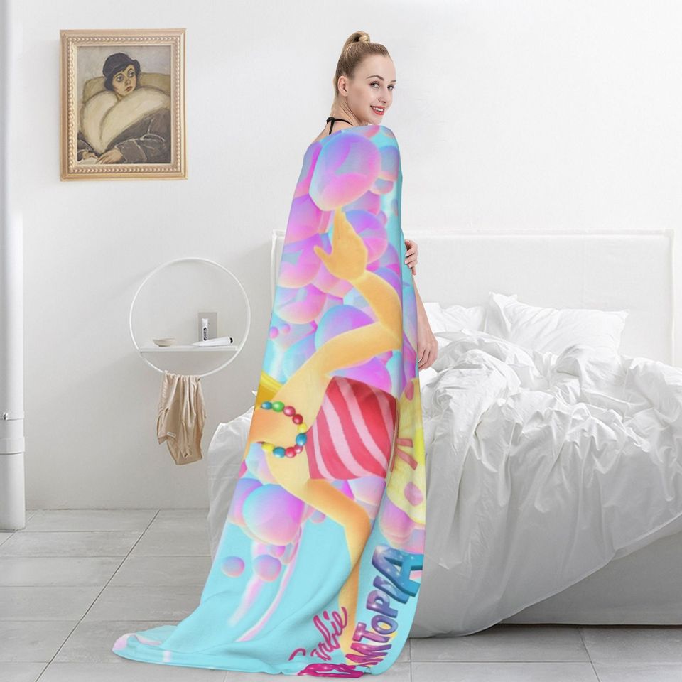 Disney Barbie Custom Name Ultra-Soft Flannel Blanket Throw All Seasons