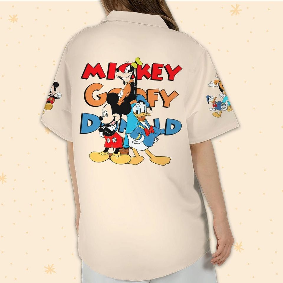 Personalize Vintage Disney Mickey Goofy Donald
