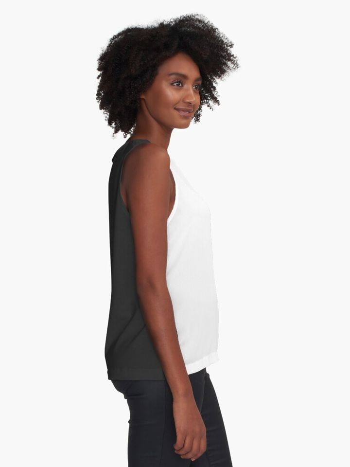 Meet me at my Happy Place Vector Orlando Theme Park Illustration Design Sleeveless Top