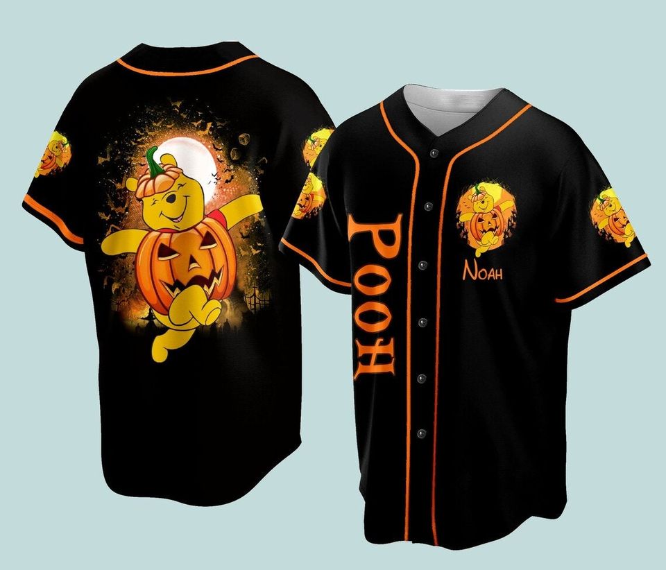 Custom Adult Baseball Jersey, Disneyland Halloween Jersey