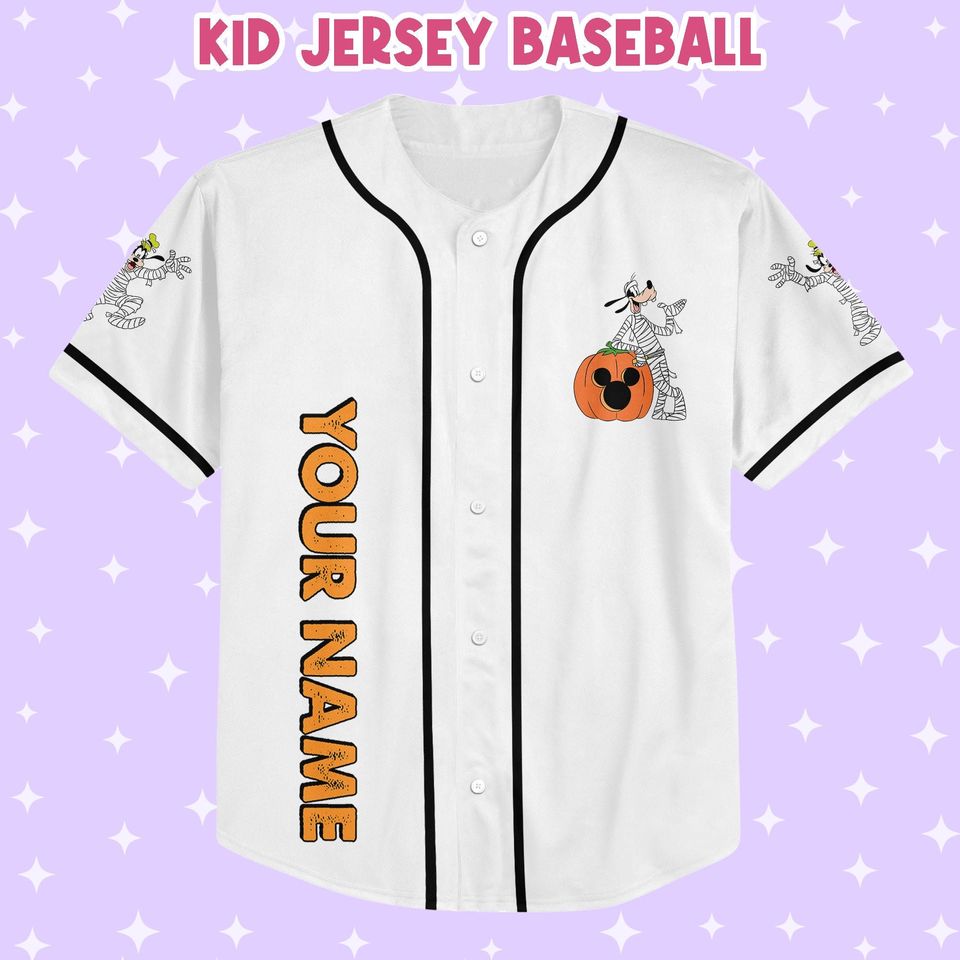 Personalized Halloween Disney Vintage Funny Goofy Jersey