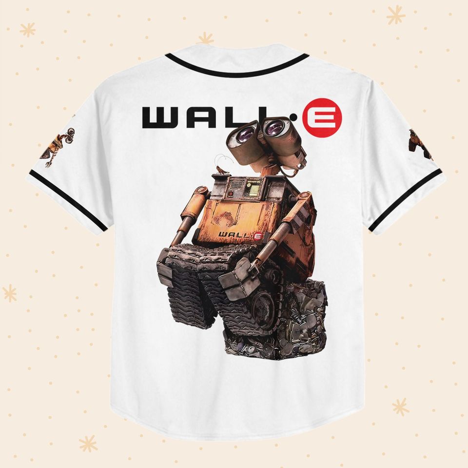 Personalized Disney Pixar WALL-E Misses EVE Baseball Jersey