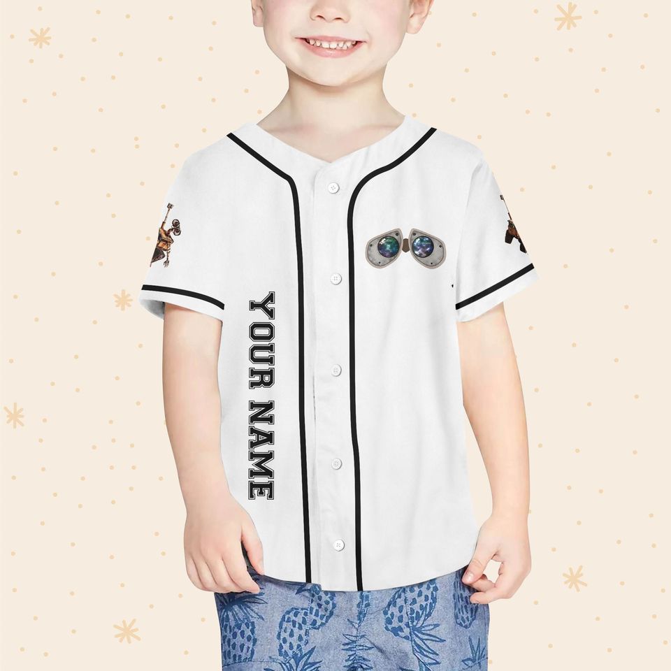Personalized Disney Pixar WALL-E Misses EVE Baseball Jersey