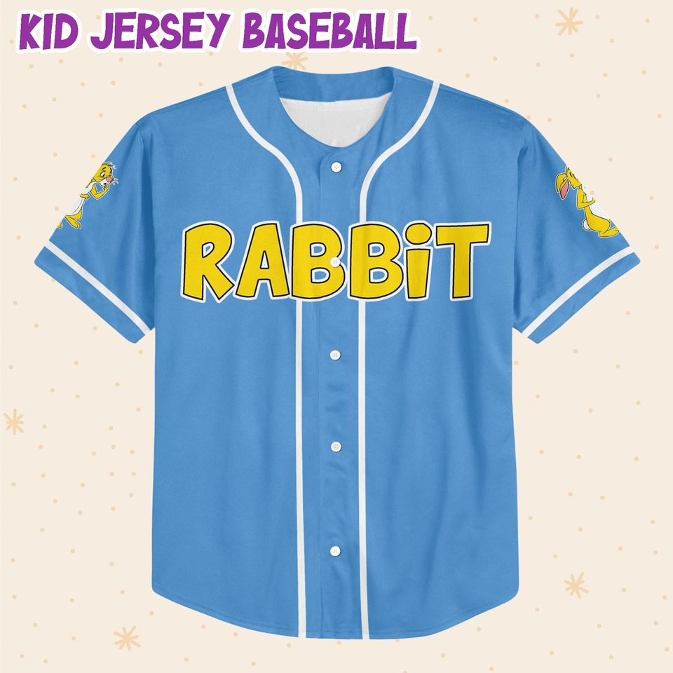 Personalize Winnie The Pooh My First Disney Trip Rabbit Jersey