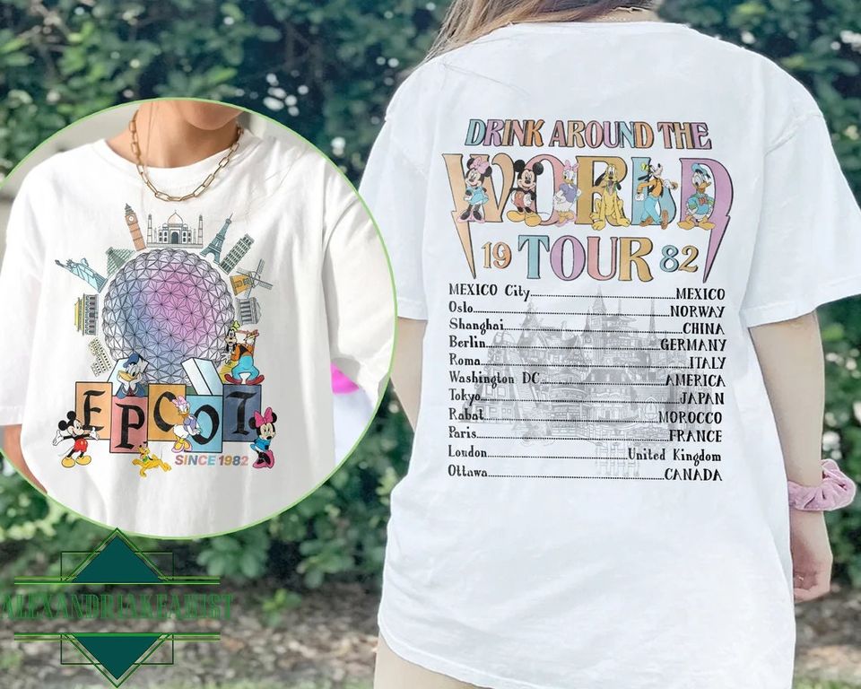 Disney Epcot World Tour Shirt, Disney Epcot Shirt