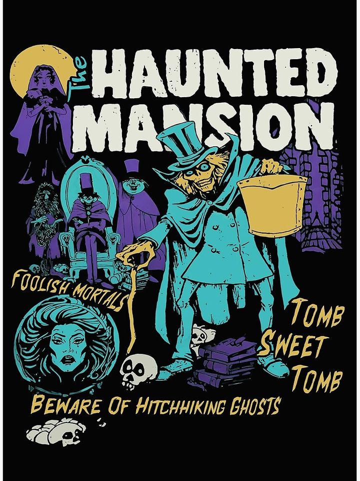 The Haunted Mansion Disney Halloween Poster