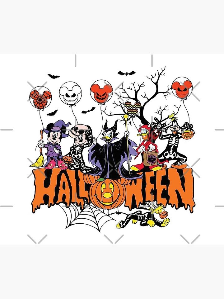 Mickey And Friends Disney Halloween Poster
