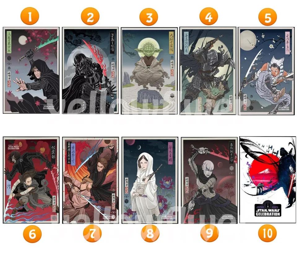 Star Wars Celebration Japan 2025 Arts Poster, No Framed