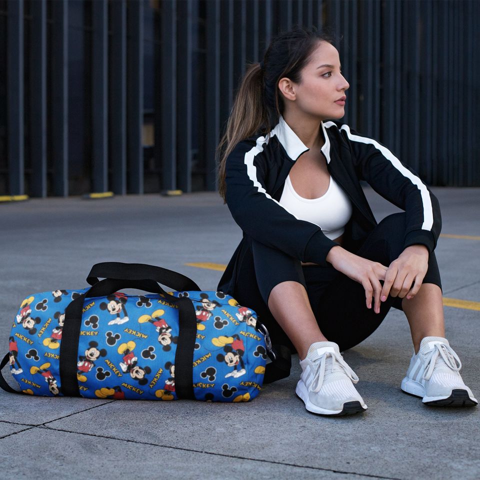 Disney Mickey Mouse Blue Duffel Bag, Disney Duffel Bag