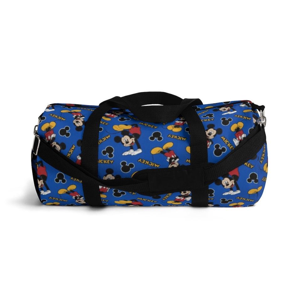 Disney Mickey Mouse Blue Duffel Bag, Disney Duffel Bag