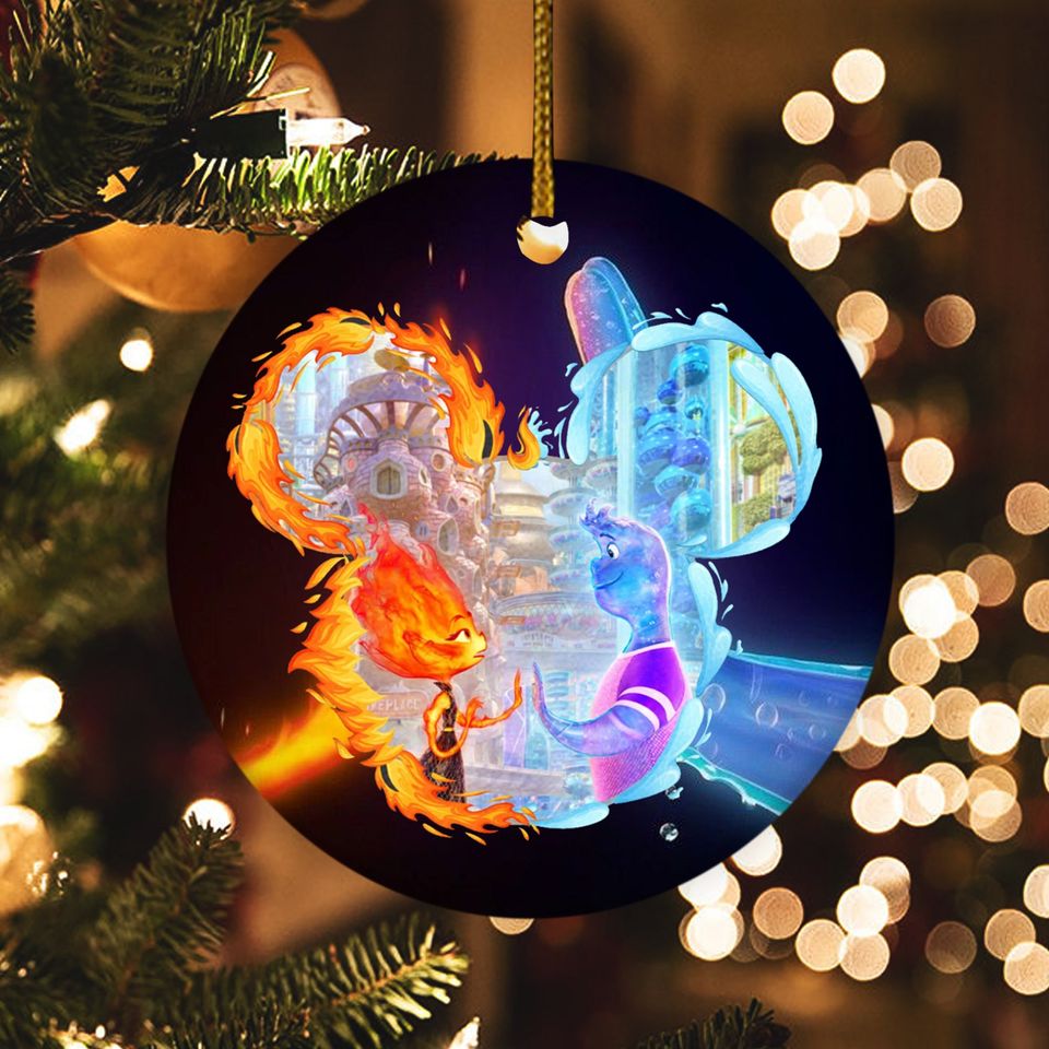 Disney Elemental 2023 Orament, Disney Pixar Elemental Ornament