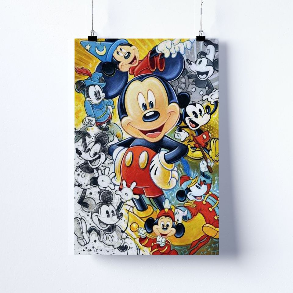 Disney Mickey 90 Years Poster