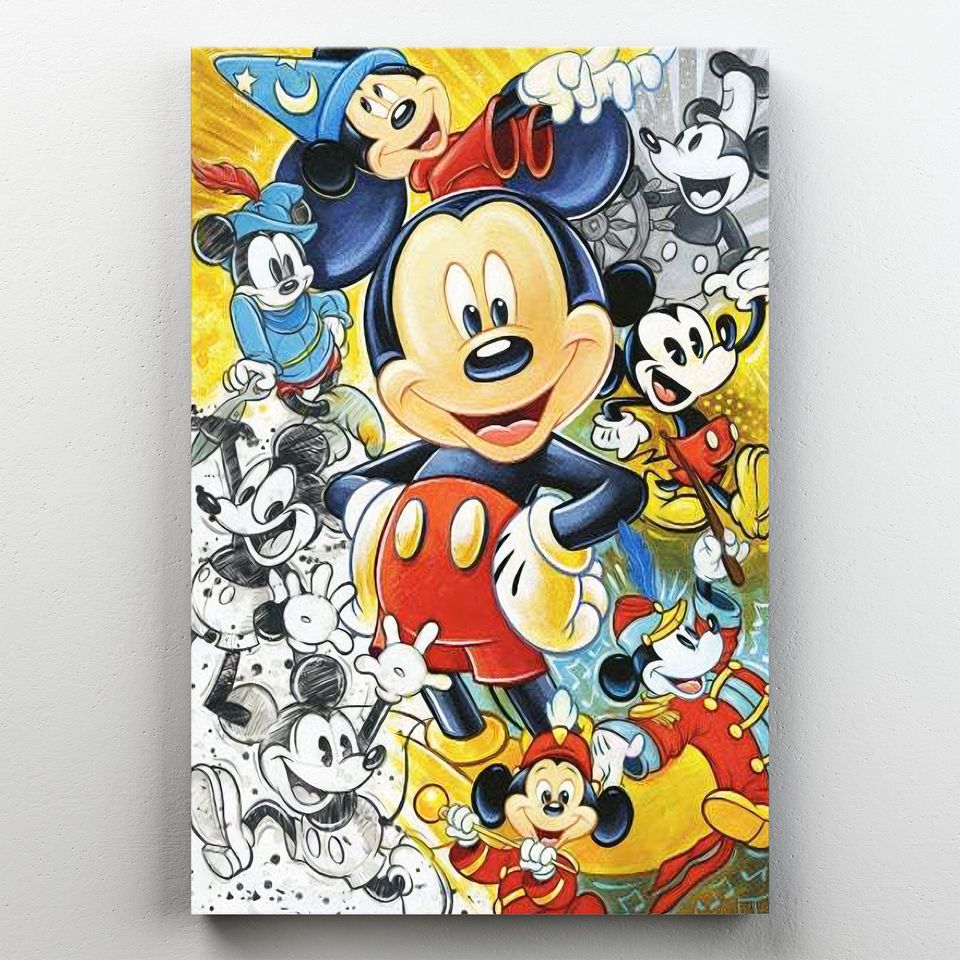 Disney Mickey 90 Years Poster