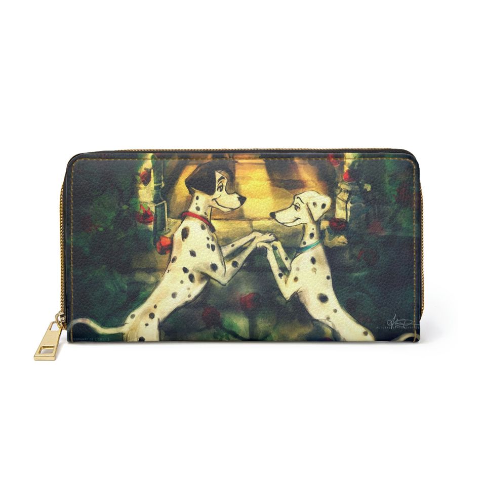 Pongo and Perdita, 101 Dalmatians, Disney Zipper Wallet - Disney Wallet
