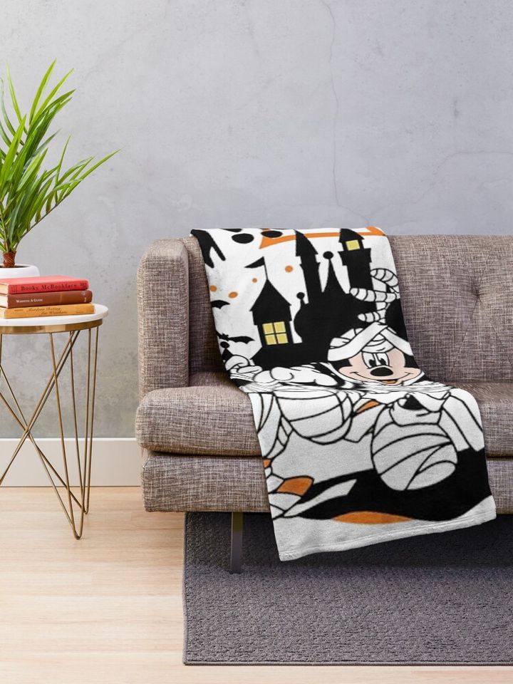Disney Mickey And Friends Halloween Throw Blanket