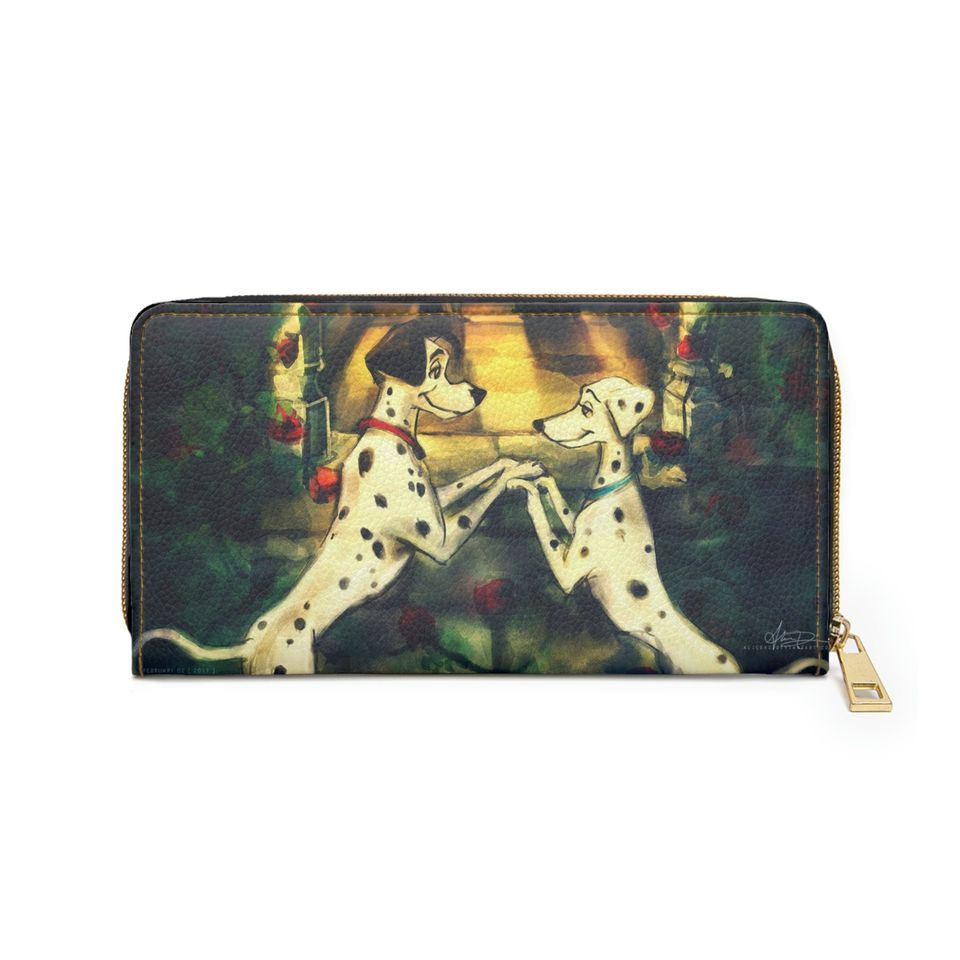Pongo and Perdita, 101 Dalmatians, Disney Zipper Wallet - Disney Wallet