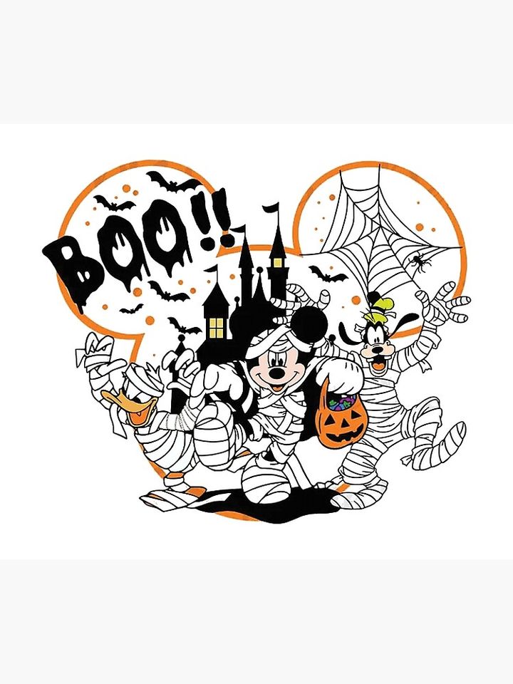 Disney Mickey And Friends Halloween Throw Blanket