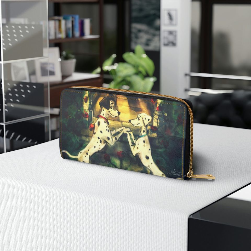 Pongo and Perdita, 101 Dalmatians, Disney Zipper Wallet - Disney Wallet