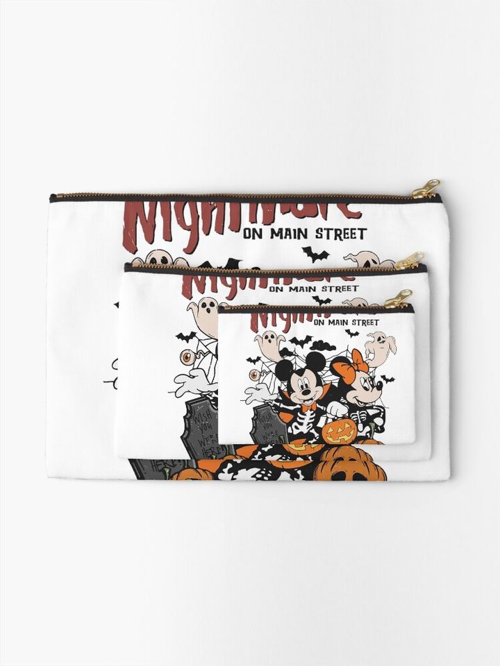 Retro Disney Mickey Halloween Makeup Bag