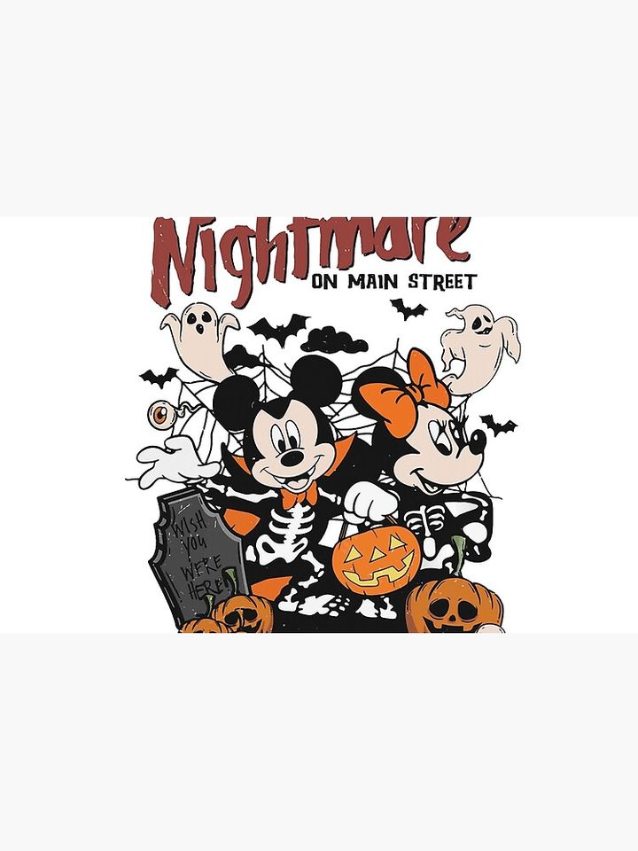 Retro Disney Mickey Halloween Makeup Bag