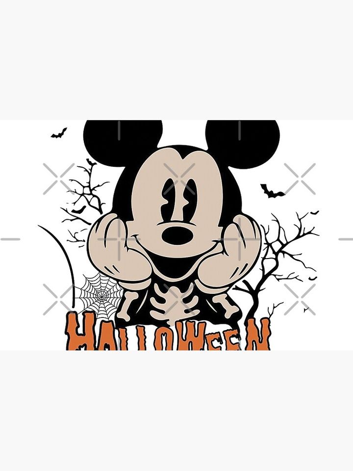Retro Disney Mickey Halloween Makeup Bag