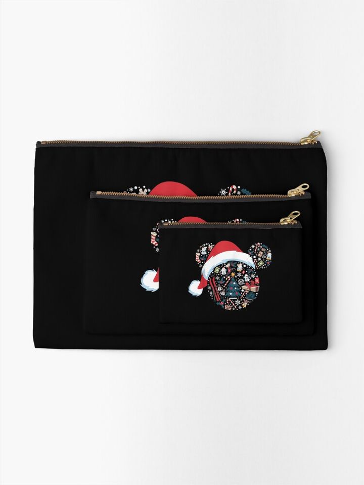 Mickey Mouse Head Disney Christmas Makeup Bag