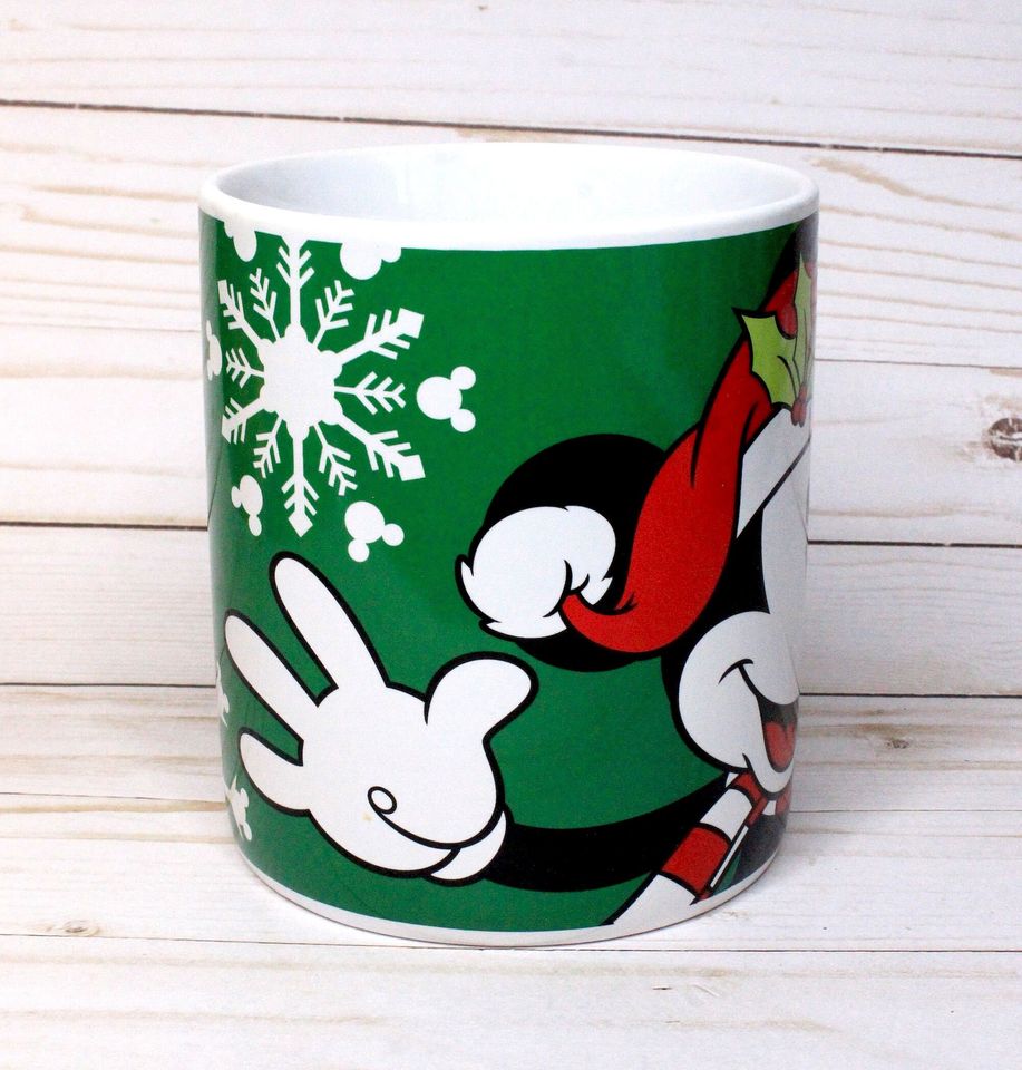 Vintage Disney Christmas Mickey Mouse Mug