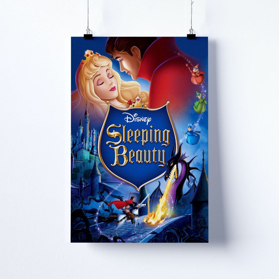 Disneyland Sleeping Beauty Attraction Poster, Disney Princess Poster