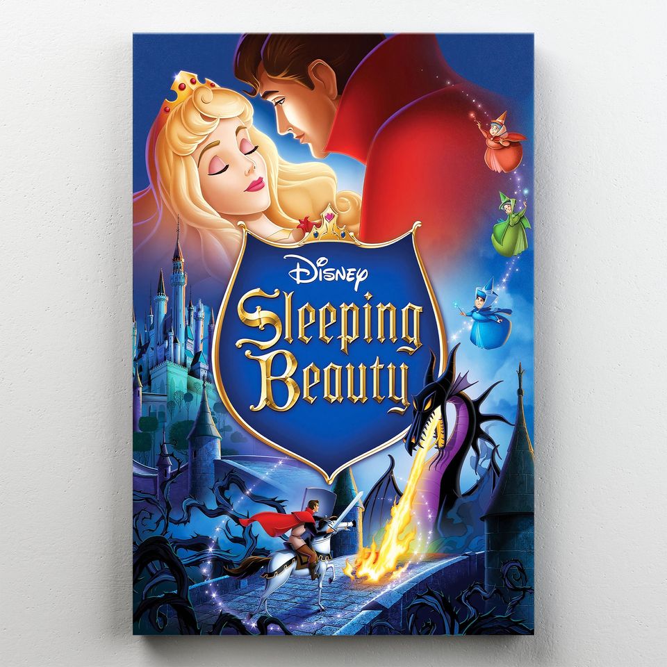 Disneyland Sleeping Beauty Attraction Poster, Disney Princess Poster