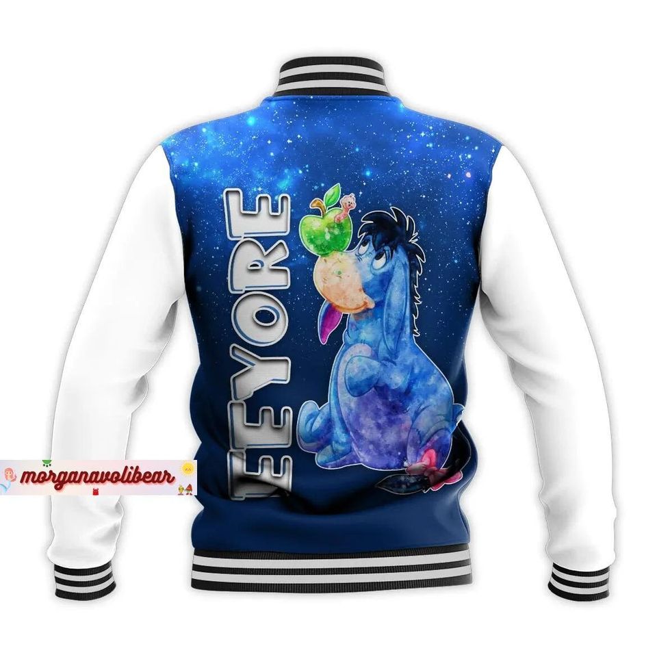 Winnie The Pooh Eeyore Disney Baseball Jacket