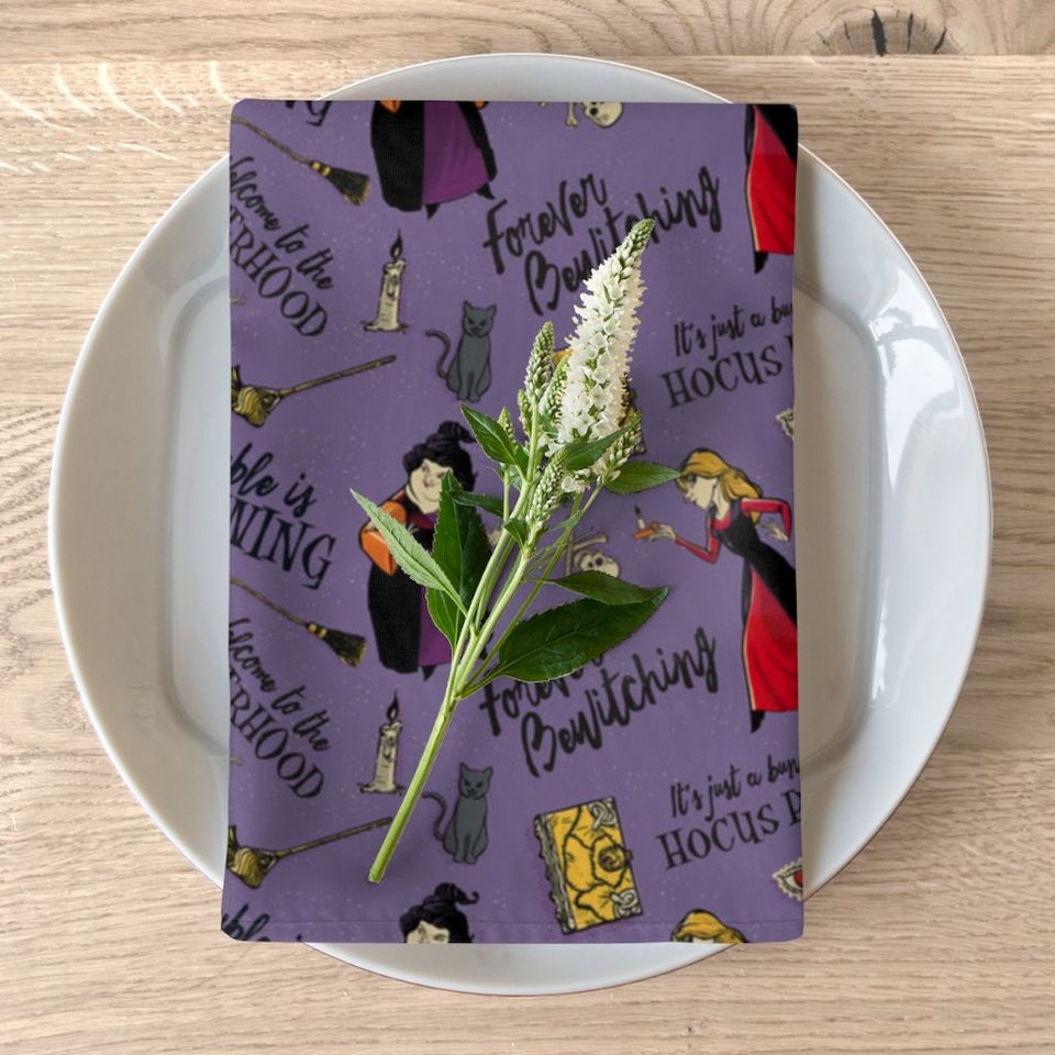 Disney Hocus Pocus Napkins, Disney Napkins