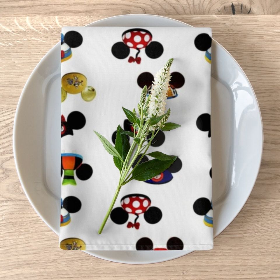 Disney Mickey Ears Napkins, Disney Napkins