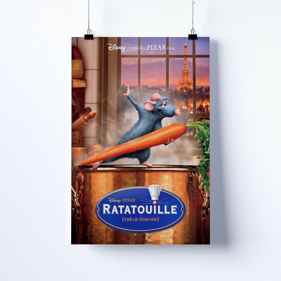 Disney Ratatouille Poster, Disney Magic Kingdom Poster