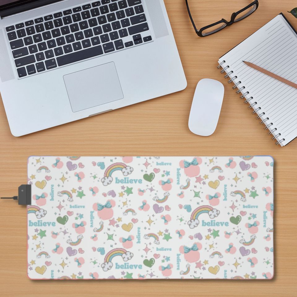 Believe Disney LED RGB Mousepad