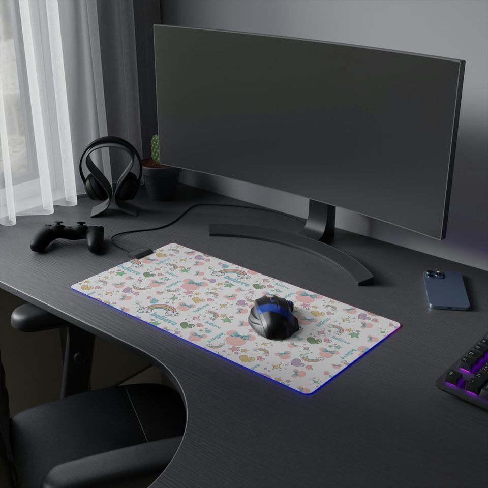 Believe Disney LED RGB Mousepad