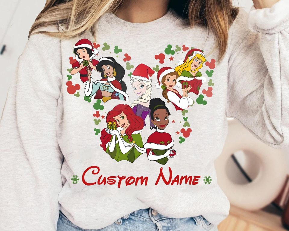 Custom Vintage Disney Princess Christmas | Retro Princess Christmas
