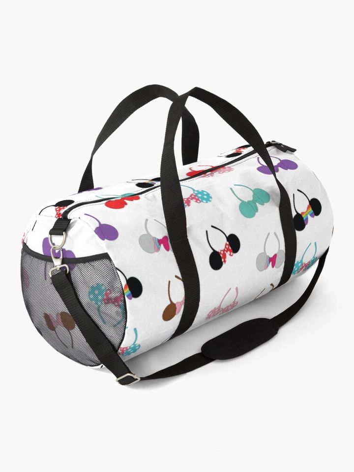 Mickey Mouse Ears Pattern Disney Duffel Bag