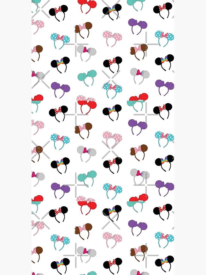 Mickey Mouse Ears Pattern Disney Duffel Bag