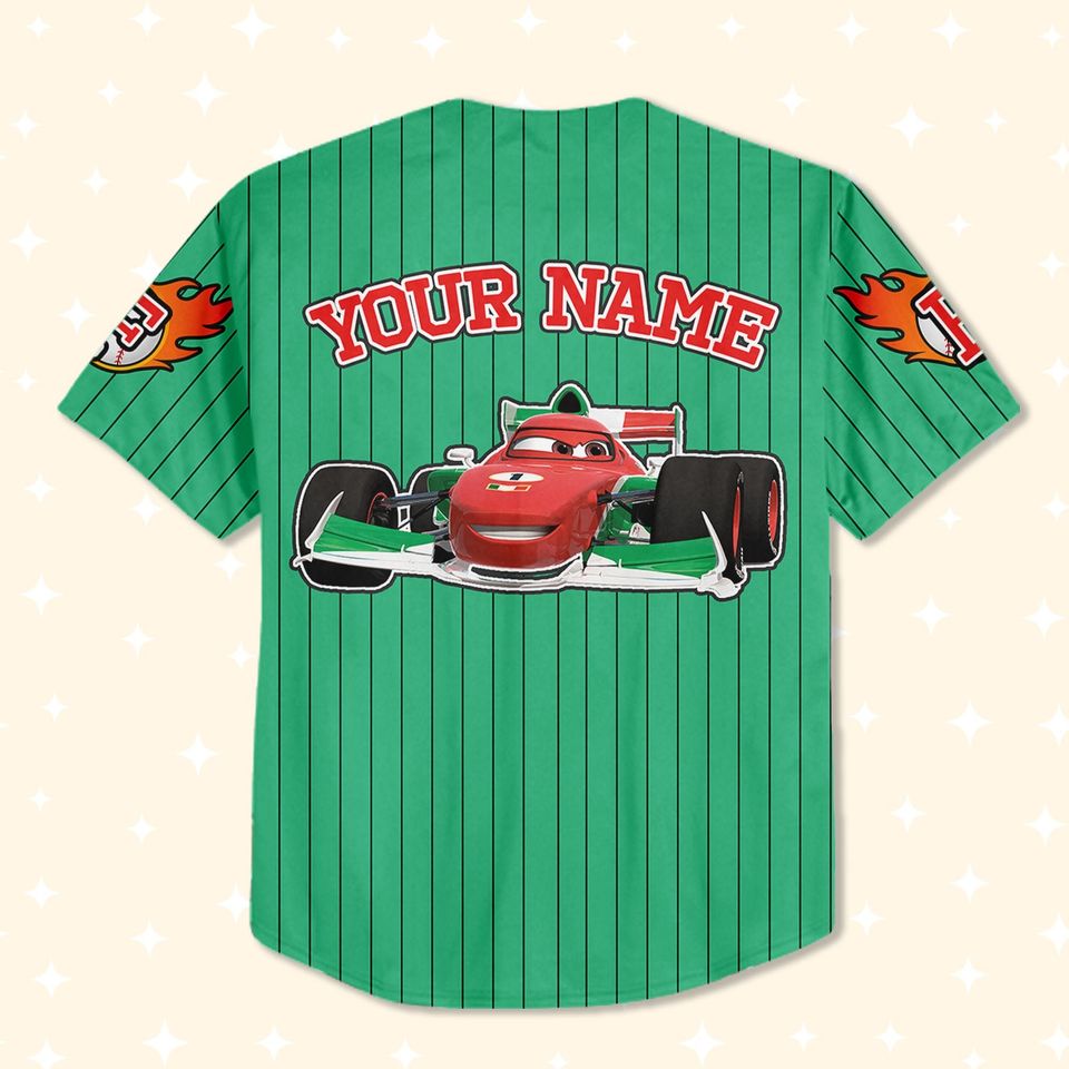 Personalized Francesco Redgreen Disneyland Baseball Jersey