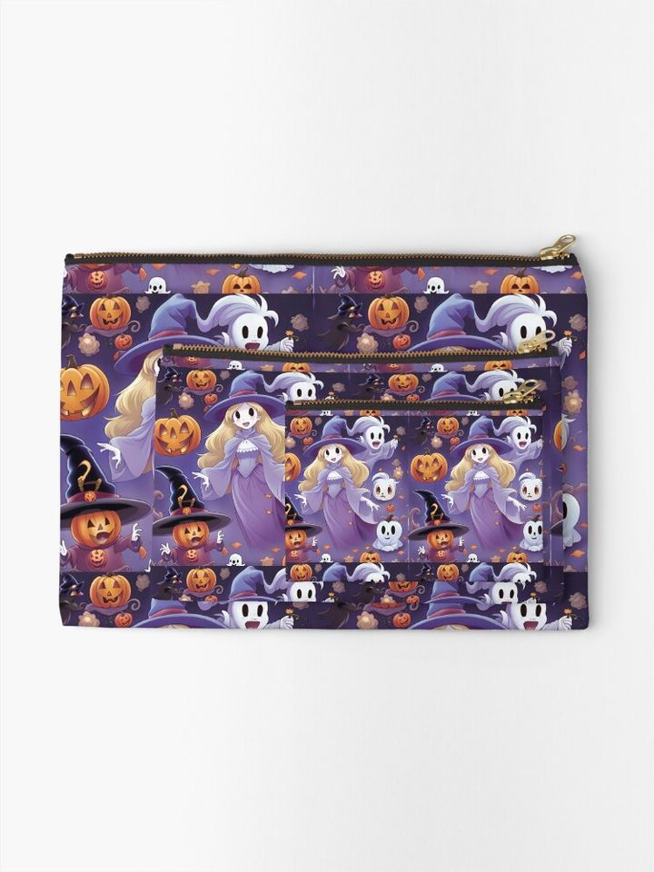 Disney ghost Halloween  Zipper Pouch