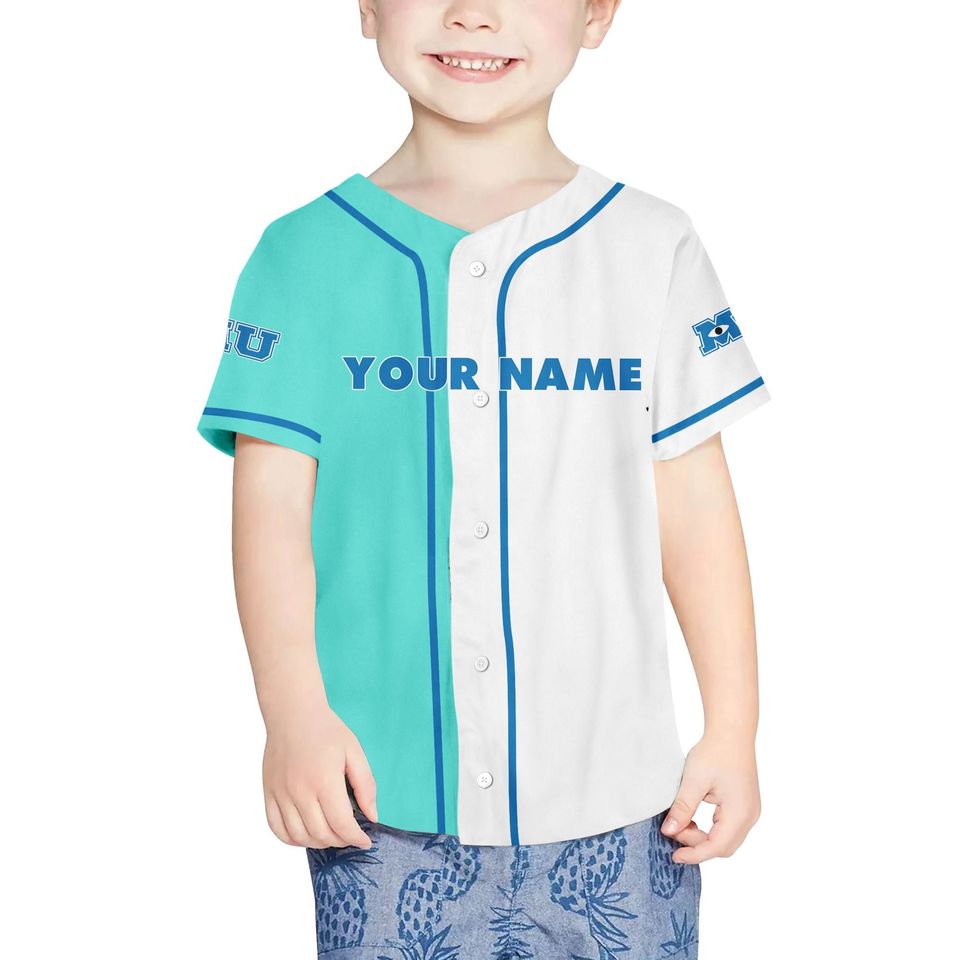 Personalized Monsters University Disney Baseball Jersey