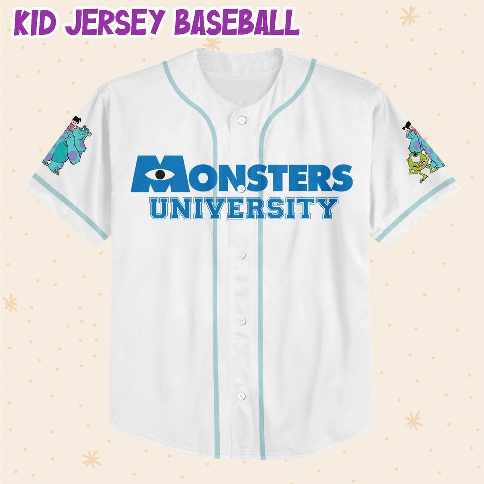 Monsters University Disney Baseball Jersey