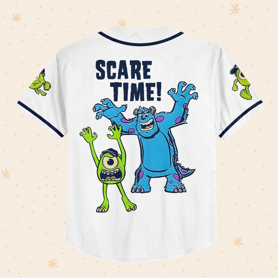 Personalize Monsters University Disney Baseball Jersey