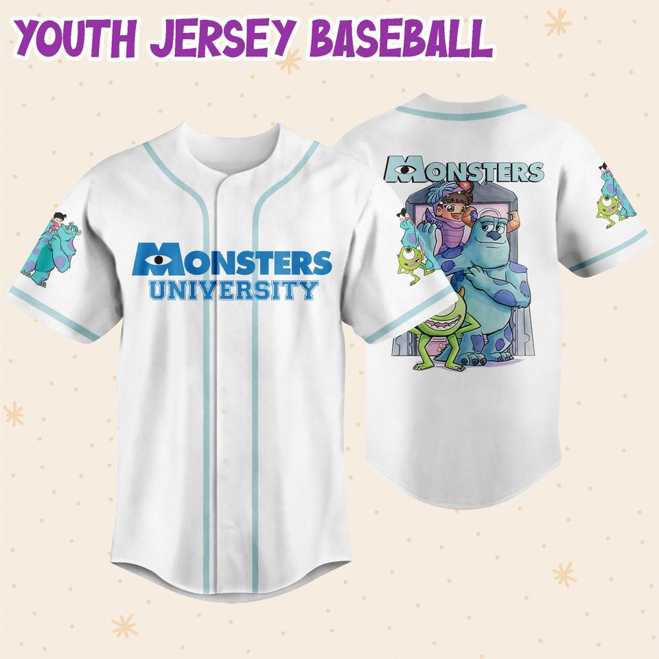 Monsters University Disney Baseball Jersey