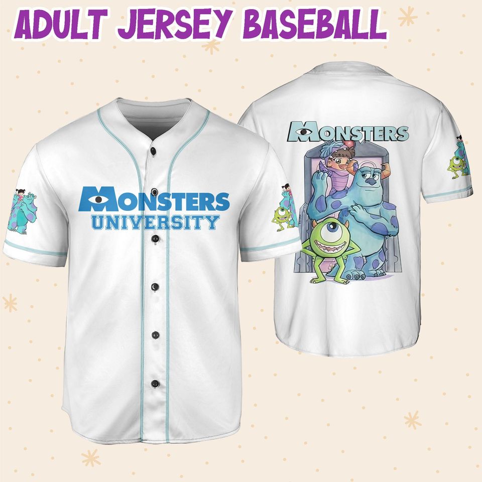 Monsters University Disney Baseball Jersey