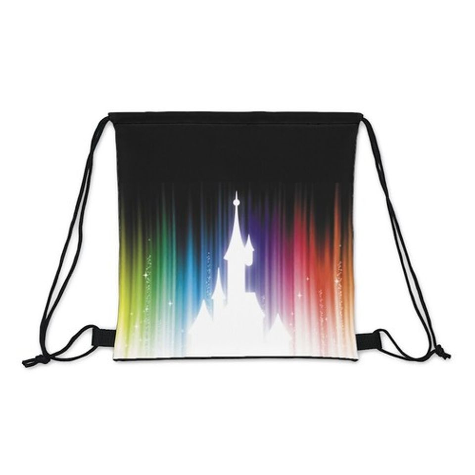 Disney Rainbow Castle Drawstring Bag
