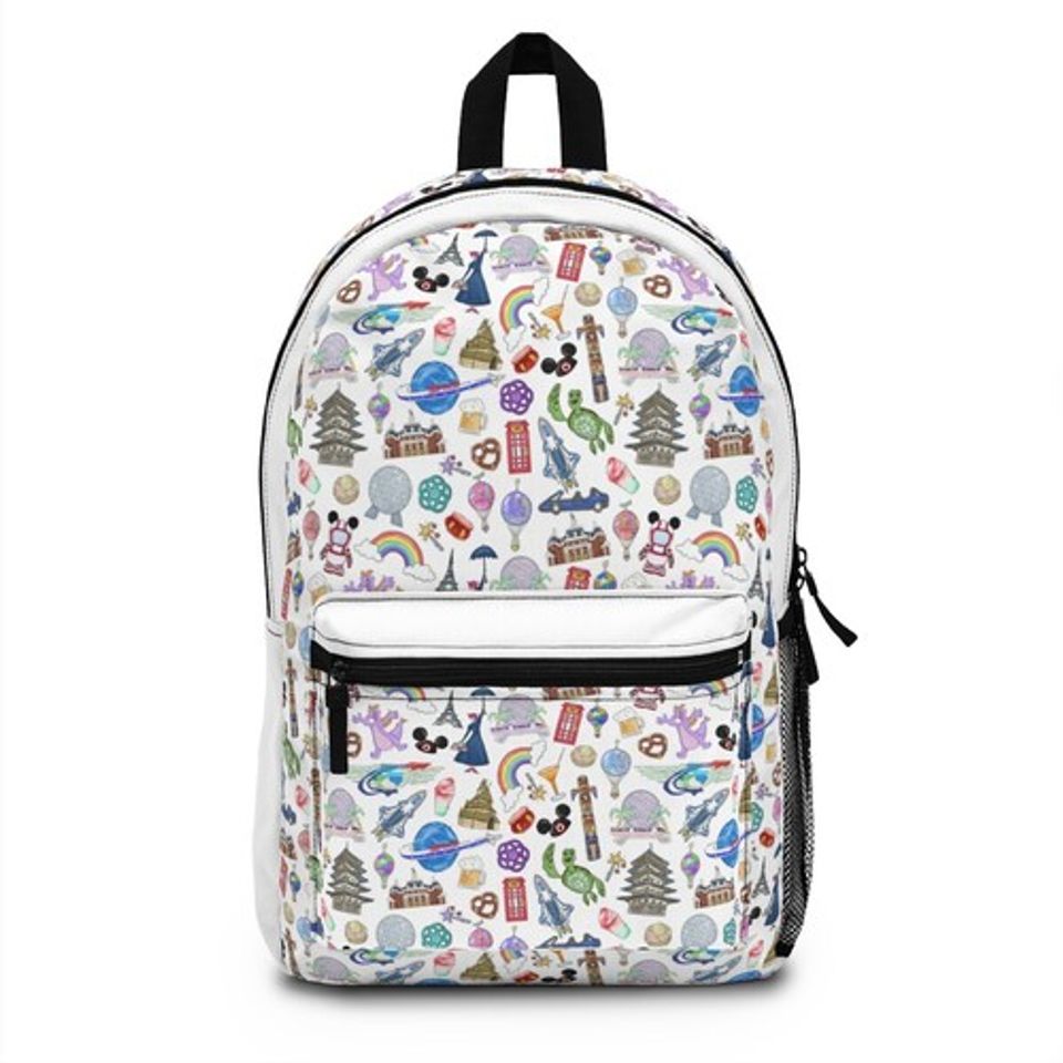 Disney Epcot Icons Backpack, Disney Backpack